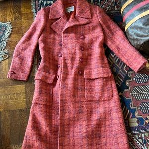 chanel tweed runway fall coat size 38